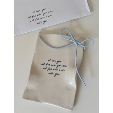 【客製】陶瓷飾品盤 - 親筆寫下屬於你的故事 免費禮品包裝