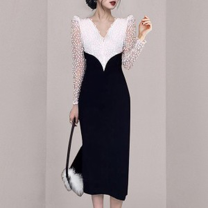 新作 21年 ワンピースドレス ワンピース 長袖ワンピース タイトドレス パーティードレス タイト 二次会 ドレス タイト ワンピース タイ 通販 Lineポイント最大1 0 Get Lineショッピング