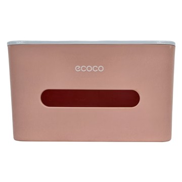 ecoco 意可可 收納面紙盒 免釘壁掛 整潔家居  粉色  1個