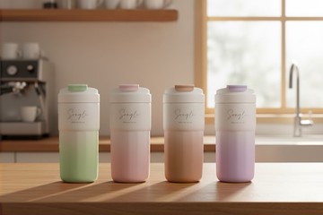 漸層時尚隨行瓶|鍍陶不卡味|客製化印刷+禮盒|適合日常/旅行/通勤