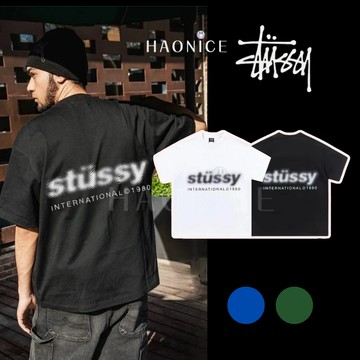 【HAO NICE 】美國街頭潮流Stussy 23SS 春夏新款 Holiday ‘23 Collection 假日收藏系列 模糊字體款 短T