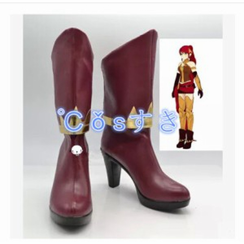 Rwby Pyrrha Nikos ピュラ ニコス コスプレブーツ 靴 コスプレシューズ Cosplay イベント ハロウイン パーティー 仮装 通販 Lineポイント最大1 0 Get Lineショッピング