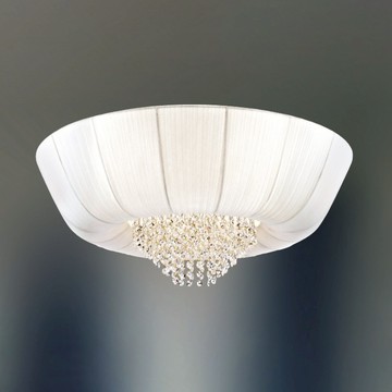 E27白紗布罩吸頂六燈 A46-53-12-0914