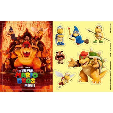 【就是要玩】NS Switch 任天堂 特典 超級瑪莉兄弟電影 特點 貼紙 瑪利歐 電影 瑪莉歐 馬力歐 電影貼紙 瑪利