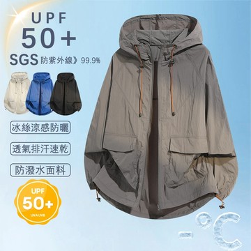 【現貨隔日達】UPF50+ 防曬外套 防曬衣 男女 夏季透氣防潑水薄外套 防曬涼感外套 冰絲外套 戶外休閒運動防曬外套