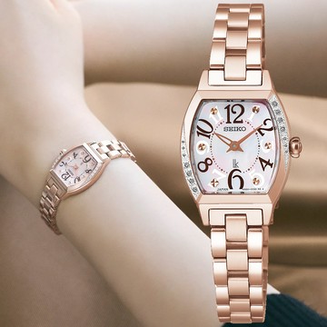 SEIKO 精工 Lukia系列 酒桶型 時尚優雅腕錶 (SSWA016J/4N30-01D0K)