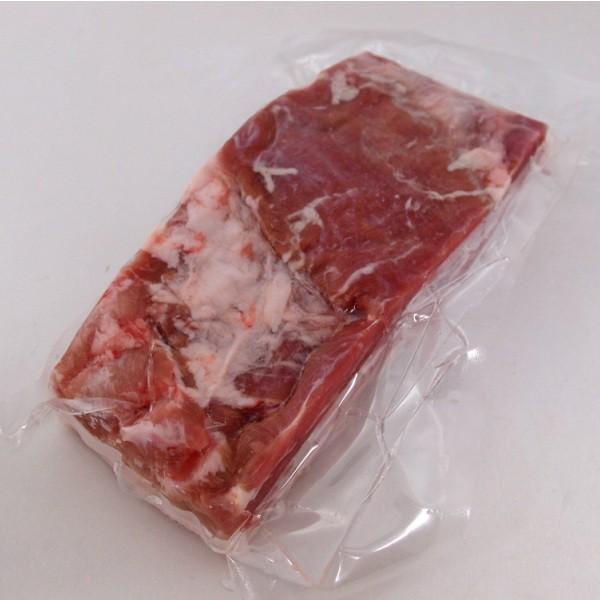 皮付豚バラ肉（三枚肉）ブロック約1kg　豚肉ばら1kg skin on pork belly