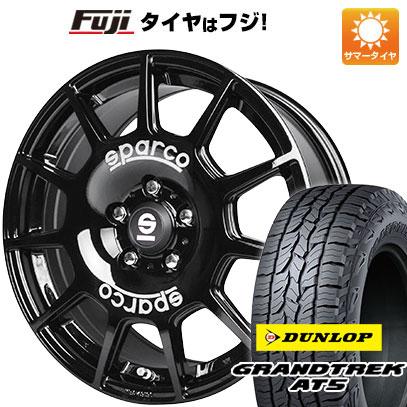 【新品国産5穴114.3車】 夏タイヤ ホイール4本セット 215/70R16 ダンロップ グラントレック AT5 OZ SPARCO テラ  16インチ | LINEブランドカタログ