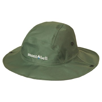 【【蘋果戶外】】mont-bell 送帽繩 1128656 DUGN 灰綠【Gore-tex / 50D / 大盤帽】Strom Hat 圓盤帽 GTX 防曬 抗UV 防水帽