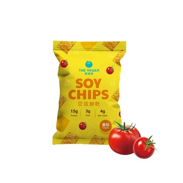 [樂維根] Soy Chips 豆皮餅乾 - 多口味 5入組 (30g/包)-番茄口味*5