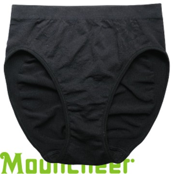 【Mountneer 山林 女 銀纖無縫內褲 黑色】11K86/內褲/運動