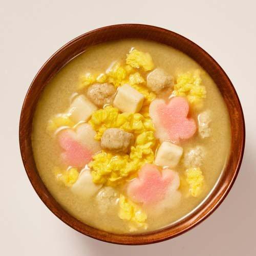 料亭の味 フリーズドライ 顆粒 大満足みそ汁 卵と鶏団子 10食入  料亭の味