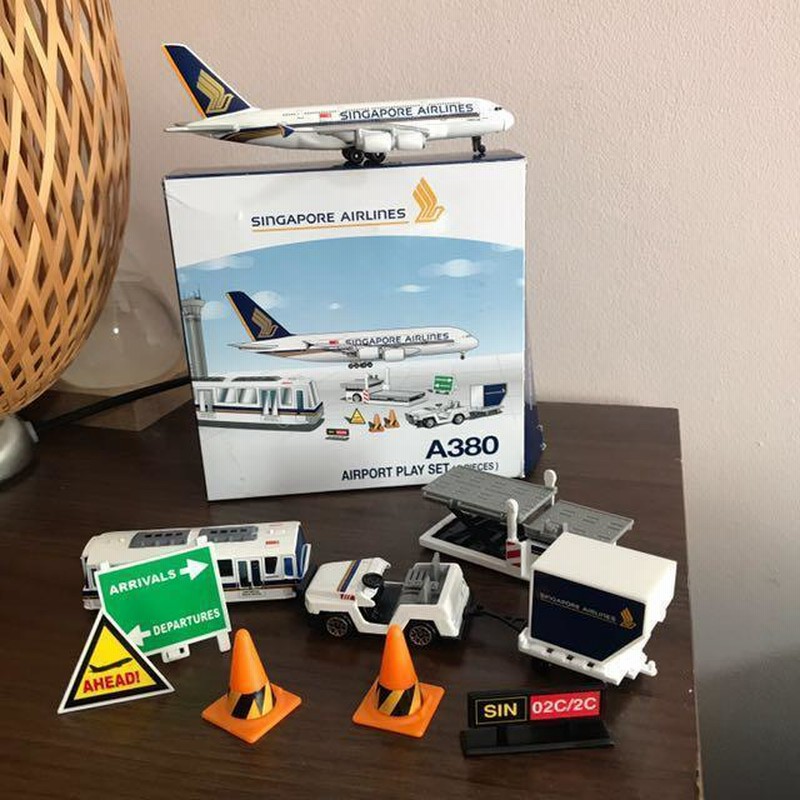 シンガポール航空 A380 空港セット シンガポール限定非売品 新品未開封