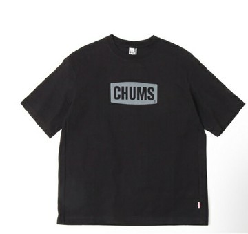 【毒】男款 Heavy Weight CHUMS Logo 短袖T恤 黑色 CH012271K001【領券折222｜Cube卡+APP下單最高10%回饋】