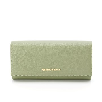 【金安德森】Enid 壓釦長夾-羅勒綠