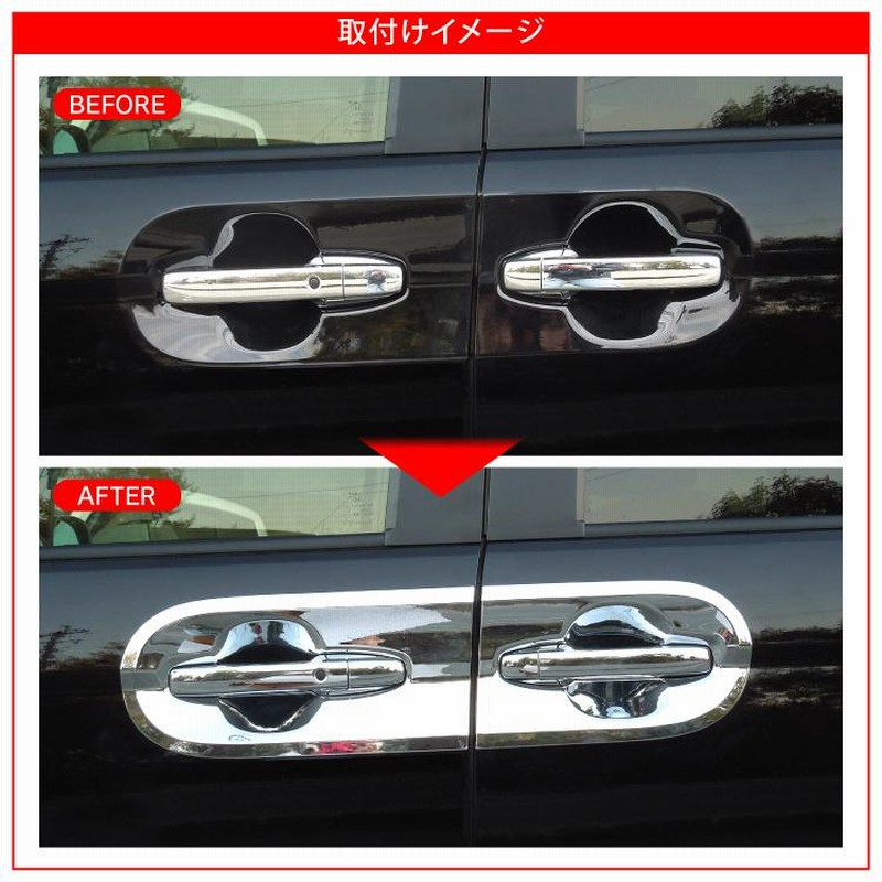 NBOX JF3 JF4 ドアハンドルカバー ドアプロテクター ドアノブ