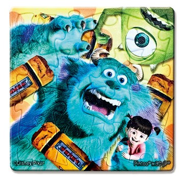 【拼圖貓】百耘圖 - Monsters Inc怪獸電力公司(1)拼圖磁鐵16片(方)  HPD0116001