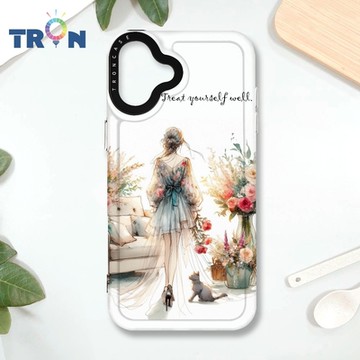 TRON IPHONE 16 PLUS 優雅的女人 MAGSAFE 磁吸 防摔 太空殼 透黑 手機殼