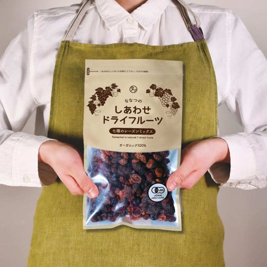 ドライレーズン ミックス 250g ななつの ドライフルーツミックス アメリカ産 無添加 ドライ レーズン オーガニック 有機 JAS フルーツ お取り寄せ 送料無料