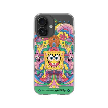 iPhone 16 Clear Case（相機按鈕） 透明 - 海綿寶寶 SpongeBob - 藝術家系列-RAÚL URIAS