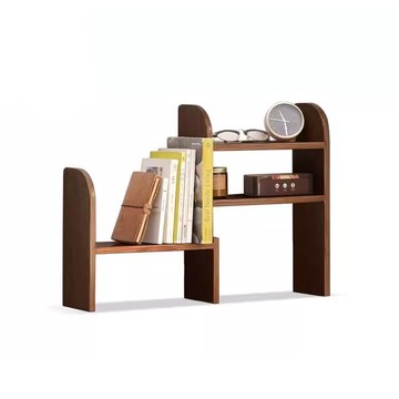 hoi! 源氏木語橡木胡桃色伸縮置物架 H00X09