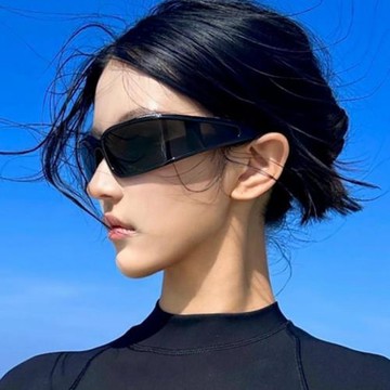 時尚曲面運動騎行太陽鏡跨境歐美網紅戶外防曬墨鏡太陽眼鏡