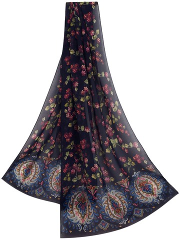 ETRO - abstract-print silk scarf - women - Silk - One Size - Blue
