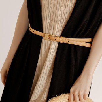 OB嚴選 細膩皮革霧面金屬釦皮帶(一般/加長) 《YB080》