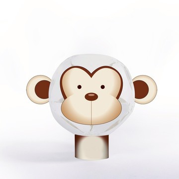 Geway｜擁瓣燈飾_動物系列小夜燈_台灣小獼猴_DIY_教學_聖誕節_交換禮物_生日_畢業_情人_送禮