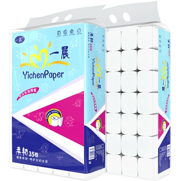 一晨衛生紙批發家用48卷裝卷紙紙巾整箱家庭裝無芯廁所卷筒紙手紙