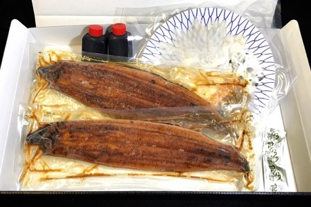 AF050活とらふぐ刺身と国産うなぎの蒲焼き贅沢Bセット（ふぐ刺1皿・蒲焼き2尾）