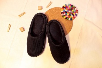 AC Rabbit 包式低均壓氣墊室內拖鞋 改良版- 黑色 MIT台灣製造