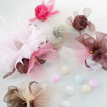 盛開的髮箍 || 草莓巧克力 ||