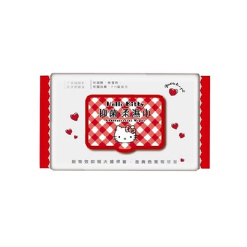 HelloKitty抑菌柔濕巾70抽