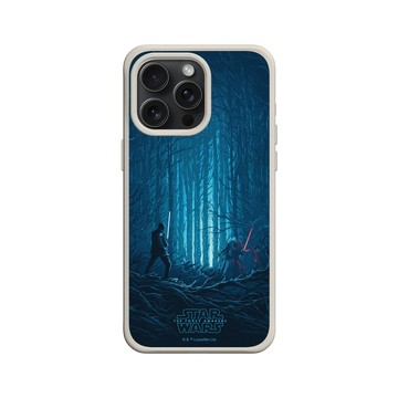 iPhone 15 Pro Max SolidX 貝殼灰 - 迪士尼-星際大戰 Star Wars - 原力覺醒：凱羅·忍&芬恩-電影系列