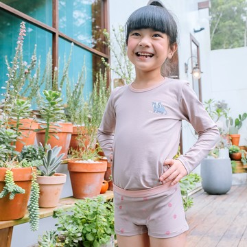 minihope美好的親子生活 - 女童四角褲-胖胖O-可可