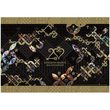 TENYO拼圖 D-1000-099 迪士尼王國之心-20周年紀念標誌51*73.5