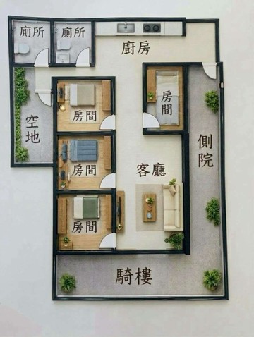 北太平◆地45坪◆活路◆面寬8米5◆大4房◆孝親房｜台中市太平區中山路二段