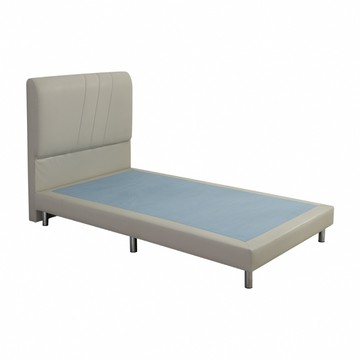 【IDEA】TANYA坦雅簡約3尺半單人加大皮革床架/房間2件組(床頭+床底)