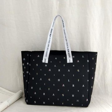 字母arashi肩帶演唱會尾貨購物包