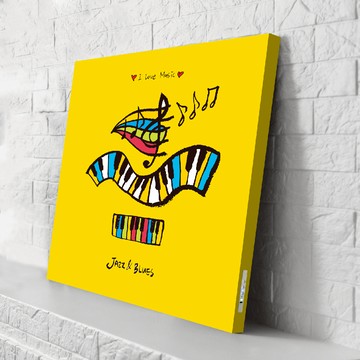 【日本 VisualSonic】藍牙畫布音箱 - Jazz & Blues