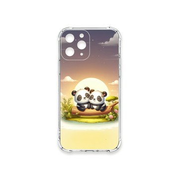iPhone 11 Pro 殼 TRON IPhone 11 PRO 可愛萌熊貓 四角防摔殼 手機殼