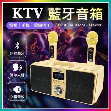 『行動KTV！消除人聲』 SD309 KTV音箱 雙人KTV 卡拉OK 喇叭 音響