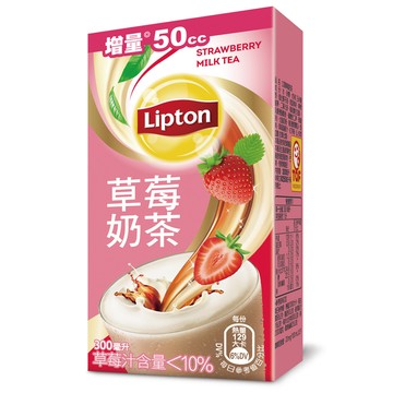 Lipton 草莓奶茶300ml(24入X3箱)