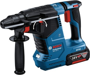 bosch 18v 無碳刷 四溝三用電鎚鑽 gbh 187-li 雙電5.0ah [天掌五金]