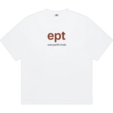 韓國 ept 撞色 LOGO TEE 紅藍 - S