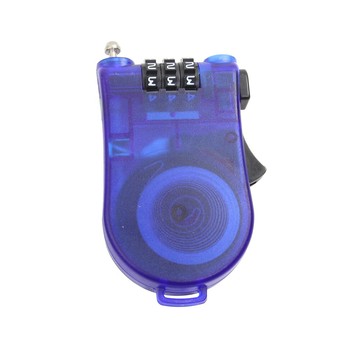 鋼絲 密碼鎖 長達110cm超長鋼絲 用於行李推車、安全帽防盜 (旅遊/防盜)-不挑色