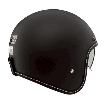 THH 安全帽 T-383A 素色 平光黑 金屬快速插扣 輕盈 三扣式 可拆洗 復古帽 半罩