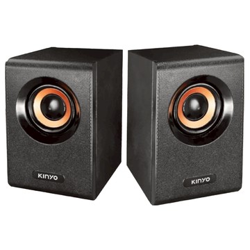 Kinyo 木質立體擴大喇叭  US-177  黑色