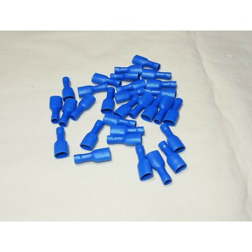 6.3插簧 全絕緣.不怕短路 全絕緣塑膠 冷壓端子(一拍50pcs專業級用)